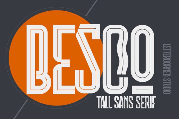 Besco: The Perfect Display Font for Handmade Product Labels