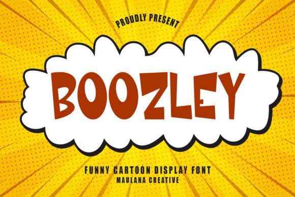 Boozley Cartoon Display Font: The Typeface That Supercharges Campaign Visuals