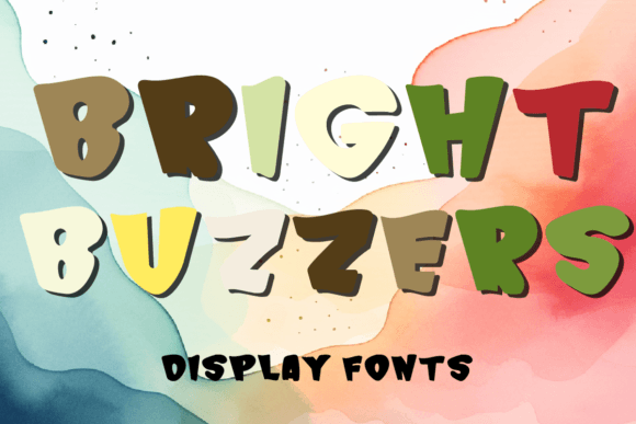 Bright Buzzers: The Bold Display Font for Handmade Brands
