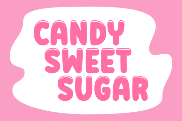 Candy Sweet Sugar: A Whimsical Display Typeface for Digital Brands