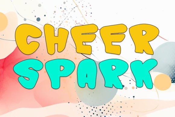 Cheer Spark: The Dynamic Display Typeface for High-Energy Campaigns