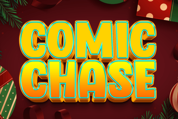 Comic Chase: The Premium Display Font for Festive Campaigns