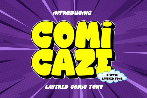 Comicaze: The Layered Display Typeface That Transforms Editorial Design