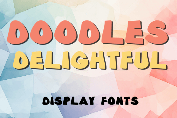 Delightful Doodles: A Whimsical Display Typeface for Editorial Design