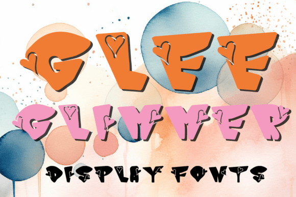 Glee Glimmer: The Display Font That Amplifies Brand Joy