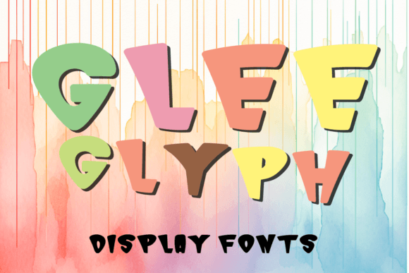 Glee Glyph: A Joyful Display Typeface for Digital Brands