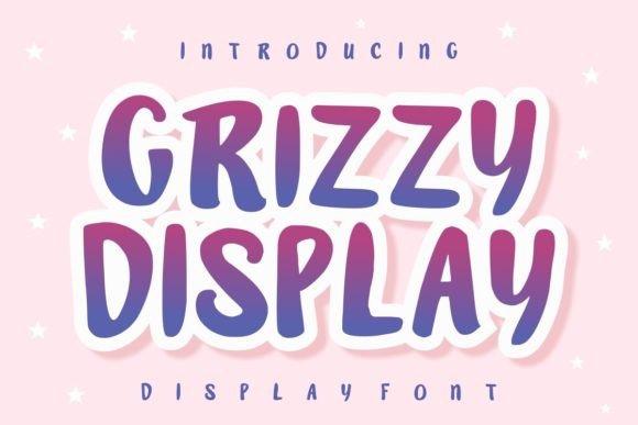 Grizzy Display: The Friendly Typeface for Your Brand Upgrade