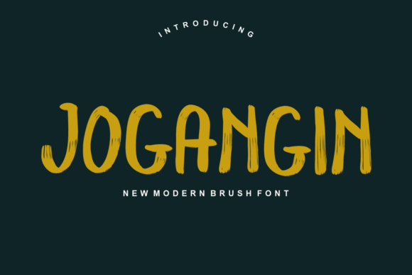 Jogangin: The Bold Display Typeface for Handmade Branding