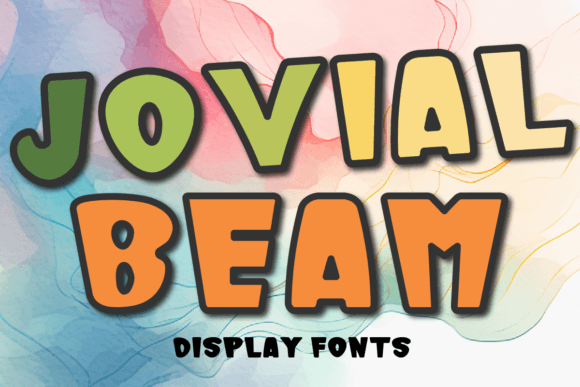 Jovial Beam: The Perfect Display Font for Warm Brand Identity