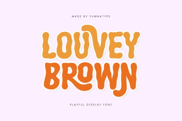 Louvey Brown: A Premium Display Typeface for Modern Web Design