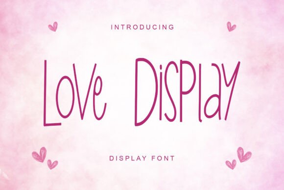 Love Display: A Romantic Typeface for Modern Brand Identity