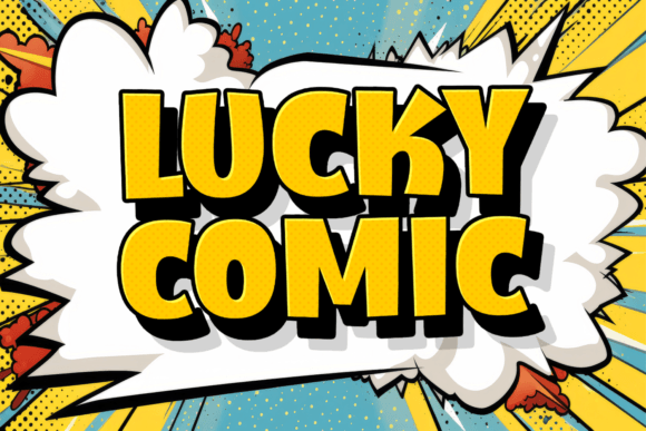 Lucky Comic: The Playful Typeface That Elevates Small Business Branding