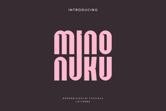 Minonuku: A Bold Retro Display Font for Modern Web Design
