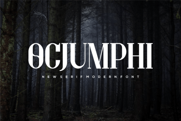 Ocjumphi: A Bold Serif Typeface for Modern Web Design
