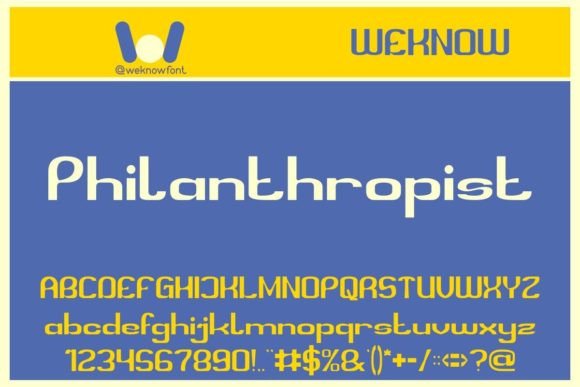 Philanthropist: A Display Typeface for Modern Web Design