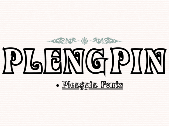 Plengpin: The Whimsical Display Font That Elevates Small Business Branding