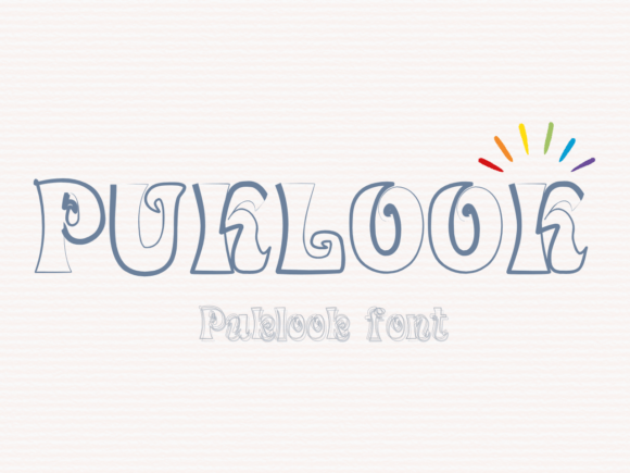 Puklook: The Whimsical Display Font for Standout Branding