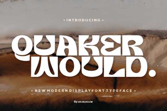 Quaker Would: A Display Typeface for Editorial Storytelling