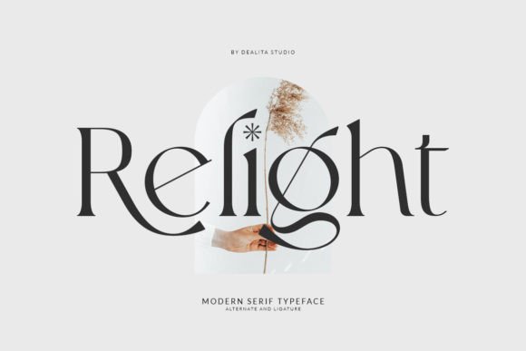 Relight: The Chic Serif Typeface for Elevating Your Brand Identity
