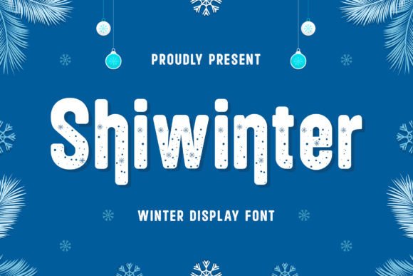 Shiwinter: The Premium Display Font for Festive Branding