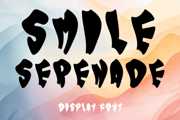 Smile Serenade: The Display Font for Engaging Editorial Design