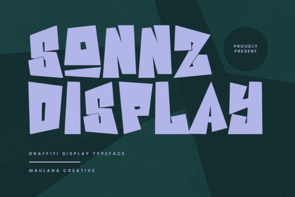 Sonnz Display Graffiti: The Creative Typeface for Bold Branding