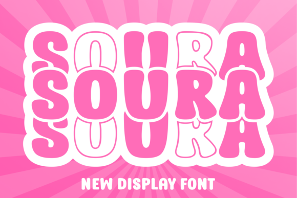 Soura: A Romantic Display Typeface for Modern Web Design