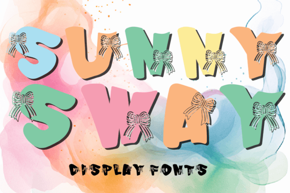 Sunny Sway: A Delightful Display Font for Modern Editorial Design