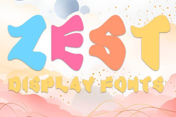 Zest: A Quirky Display Font for Playful Brand Identity