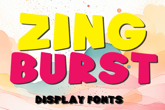 Zing Burst: The Dynamic Display Font for Bold Web Design